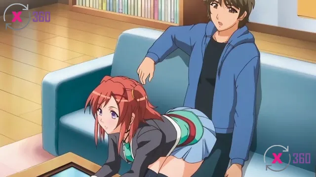 L'érection du demi-frère quand sa demi-sœur s'assoit sur lui - Hentai [Sous-titré] - Photo N°16